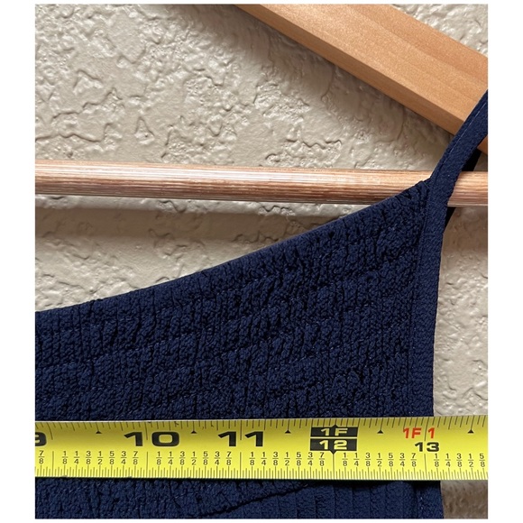 Maggy London Women's Crepe Smocked Pleated Sun Dress Size 18 W - Picture 9 of 11